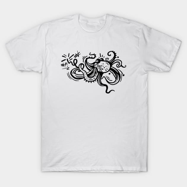 Octopus T-Shirt by Uglyblacksheep